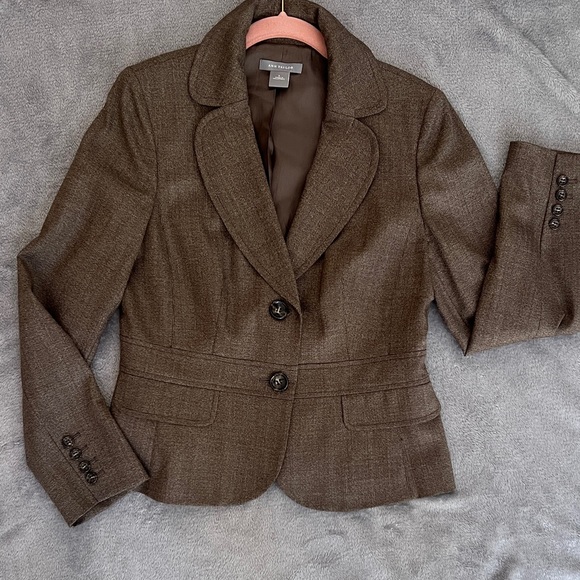 Ann Taylor Chocolate Brown Blazer - Picture 3 of 4
